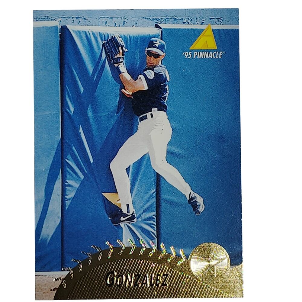 1995 Pinnacle Luis Gonzalez Card #33 Houston Astros OF VG/EX